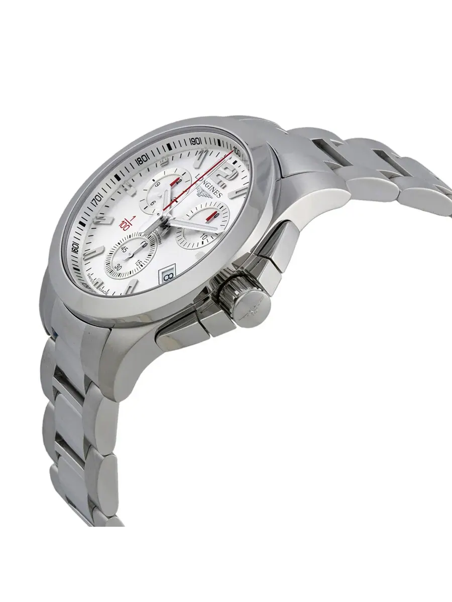 Мужские часы Longines Sport Conquest с серебристым циферблатом L37004766 — изображение 2 из 4, оттенок серебряный