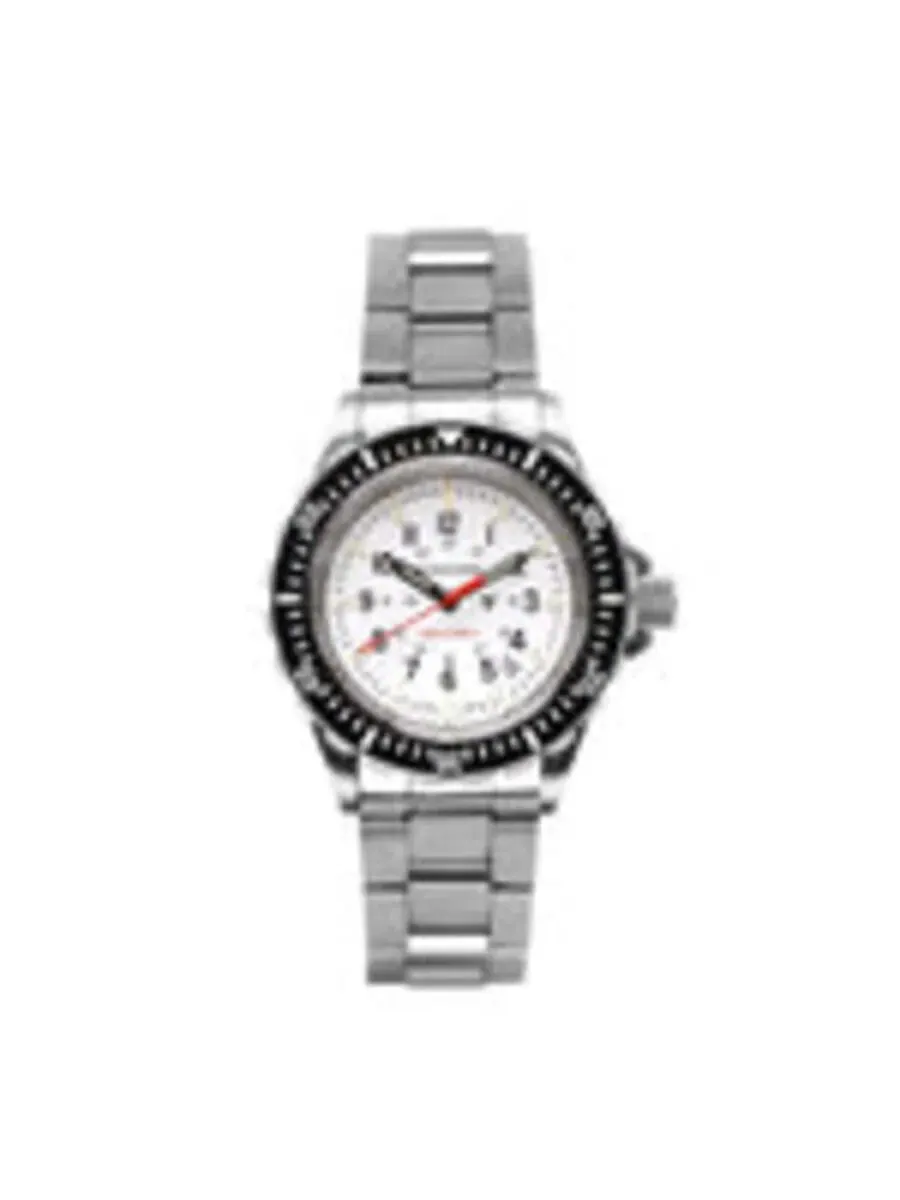 Часы Marathon 41Mm Tsar Quartz с белым циферблатом, унисекс, WW194007SS-0512 — изображение 2 из 3, оттенок серебряный