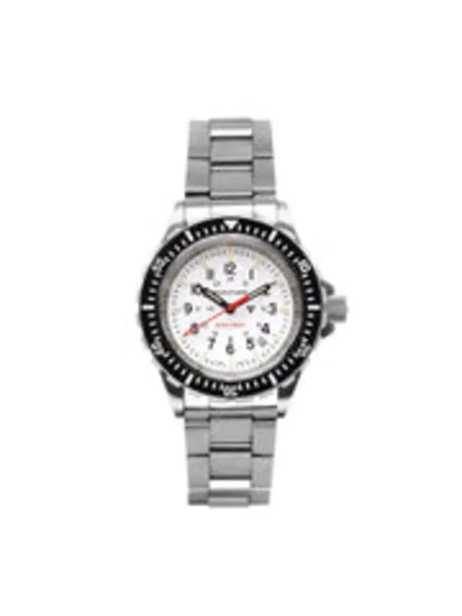 Часы Marathon 41Mm Tsar Quartz с белым циферблатом, унисекс, WW194007SS-0512 — изображение 3 из 3, оттенок серебряный