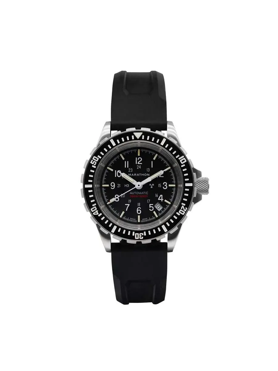 Мужские часы Marathon Gsar Automatic с черным циферблатом WW194006SS-0130 — изображение 1 из 2, оттенок черный