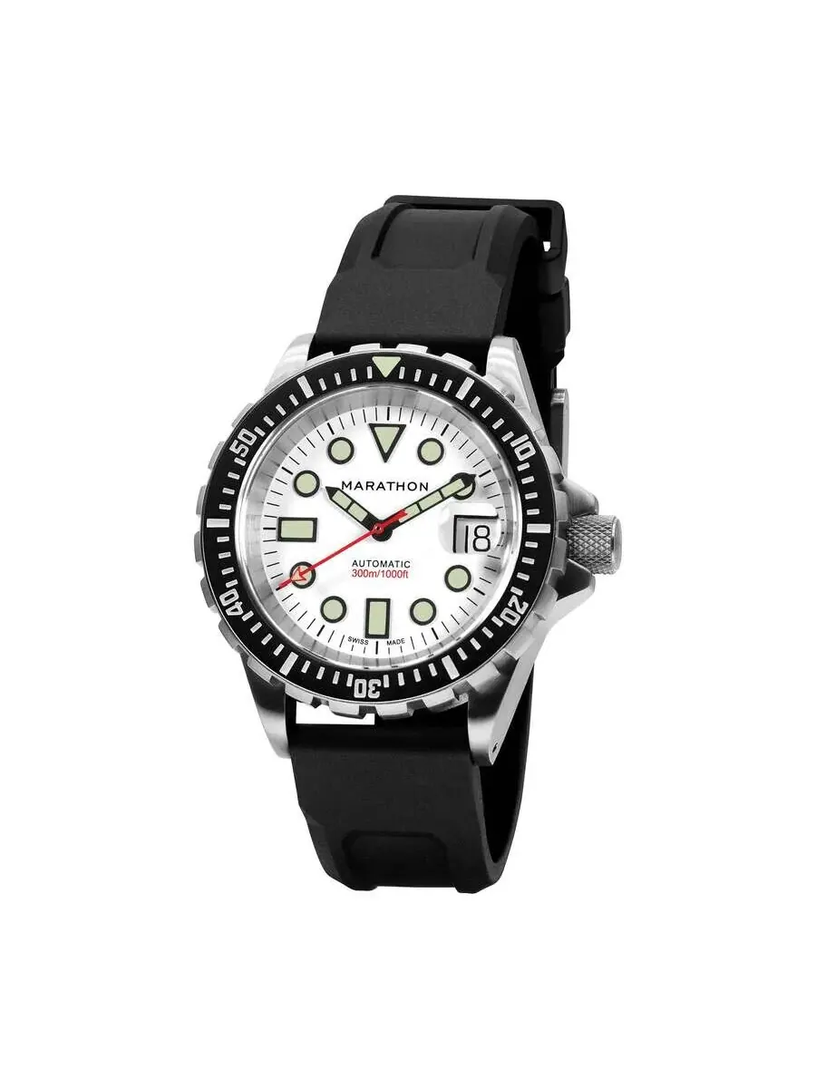 Мужские часы Marathon Osar-D Automatic с белым циферблатом WW194006SS-2530 — изображение 2 из 2, оттенок черный