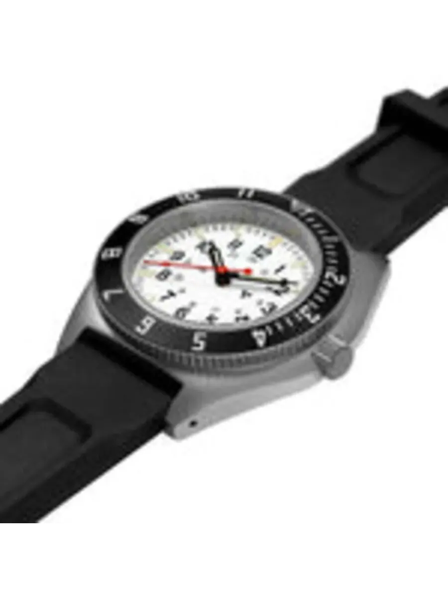 Мужские часы Marathon Ssnav с белым циферблатом Quartz WW194001SS-0530 — изображение 5 из 7, оттенок серебряный
