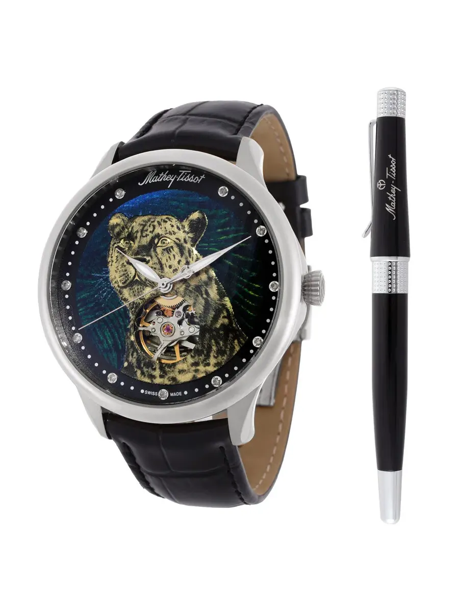 Мужские часы Mathey-Tissot Edmond Auto с ручной сборкой и многоцветным циферблатом MC1886ALEO — серебристый