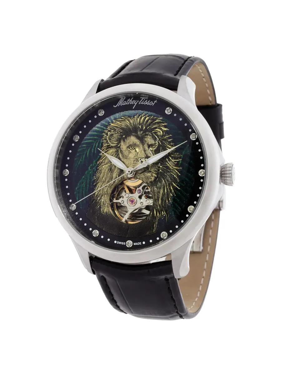 Мужские часы Mathey-Tissot Edmond Auto с ручной сборкой и многоцветным циферблатом MC1886ALIO — серебристый