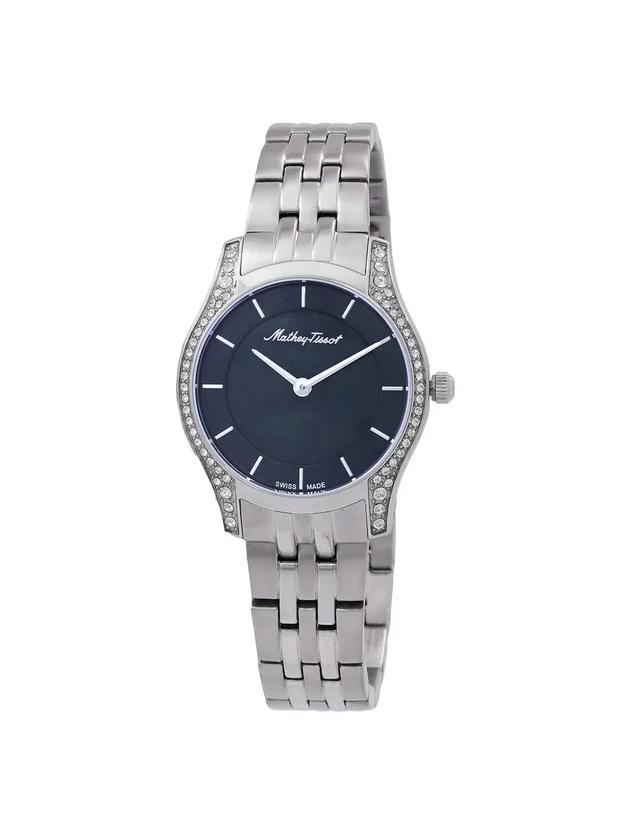 Женские часы Mathey-Tissot Tacy Quartz с белым циферблатом D949AQN — изображение 1 из 3, оттенок серебряный