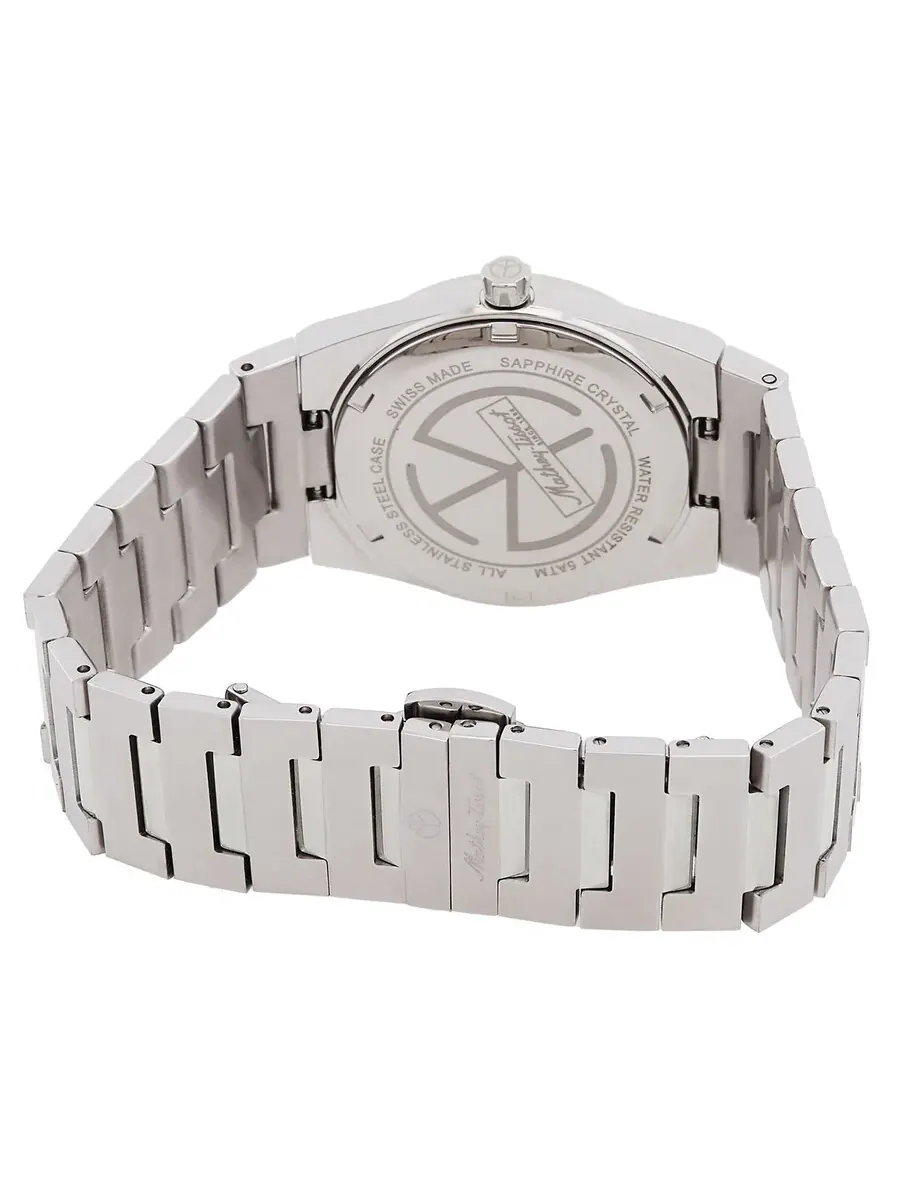 Женские часы Mathey-Tissot Zeus с кварцевым механизмом и черным циферблатом с бриллиантами D118SAN — изображение 3 из 3