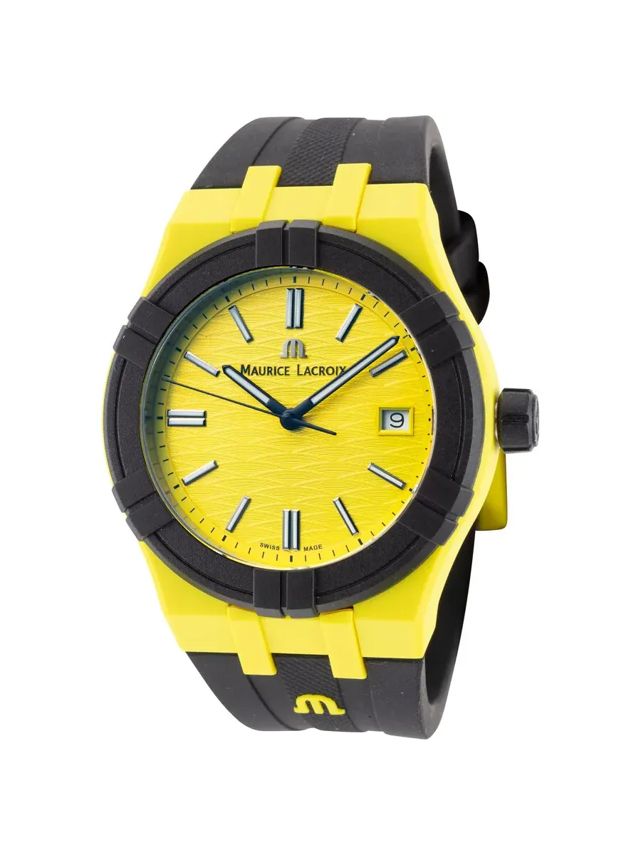 Мужские часы Maurice Lacroix Aikon Tide Quartz AI2008-60060-300-0 — черный