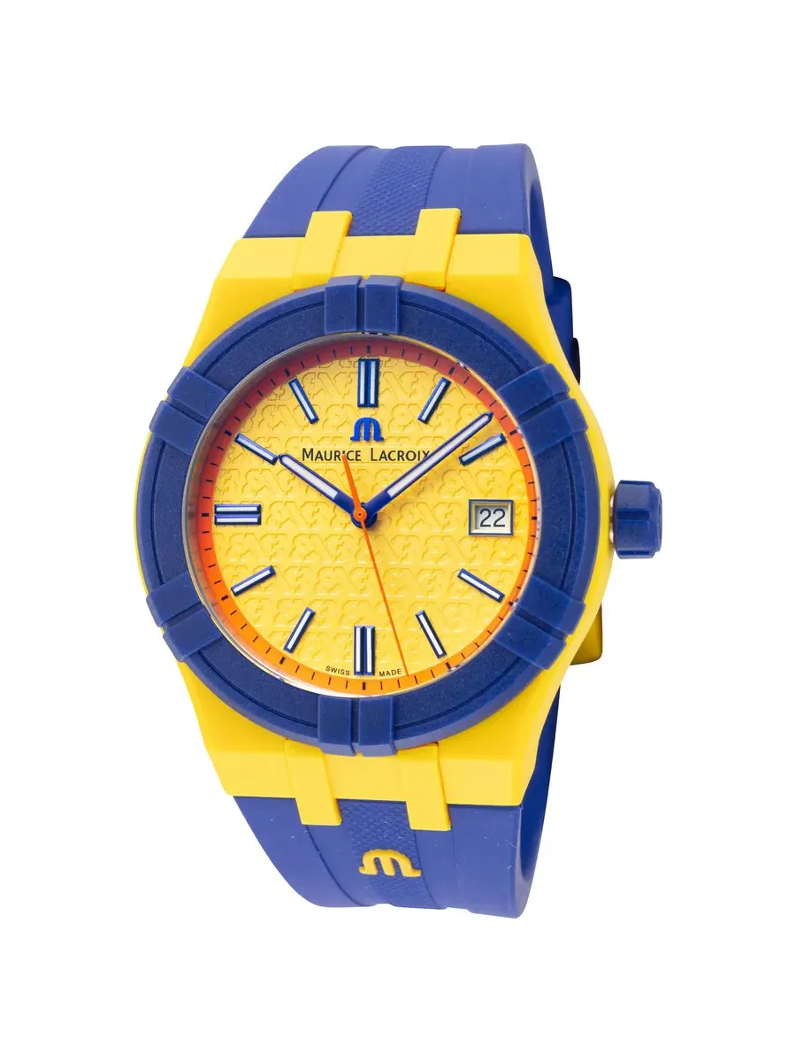 Мужские часы Maurice Lacroix Aikon Tide Quartz AI2008-68YZ8-800-0 — синий