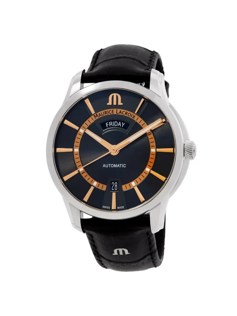 Мужские часы Maurice Lacroix Pontos Automatic PT6358-SS001-333-2 — изображение 1 из 1, оттенок серебряный