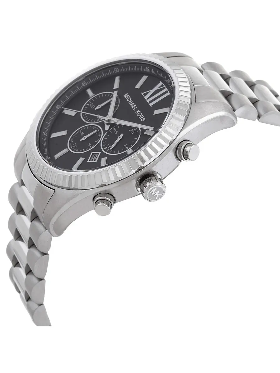 Набор подарочный с кварцевыми часами-хронографом Michael Kors Lexington и визитницей MK1091SET — изображение 2 из 4