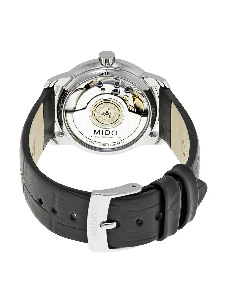 Женские автоматические часы Mido Baroncelli Heritage M027.207.16.010.00 — изображение 3 из 3, оттенок серебряный