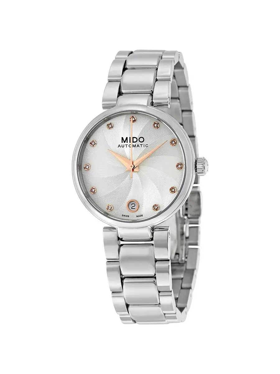 Женские часы Mido Baroncelli II Automatic M022.207.11.036.10 — изображение 1 из 3, оттенок серебряный