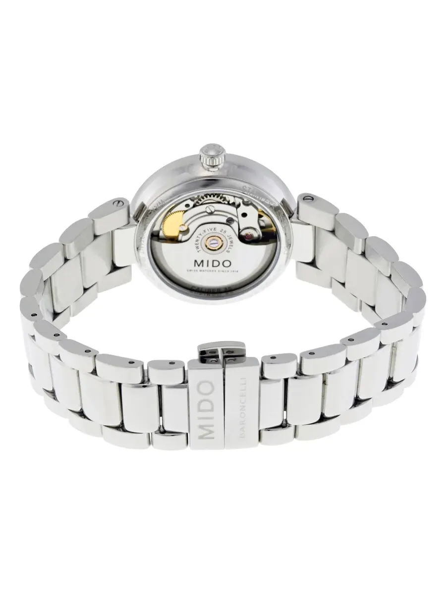 Женские часы Mido Baroncelli II Automatic M022.207.11.036.10 — изображение 3 из 3, оттенок серебряный