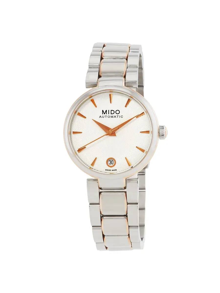Женские часы Mido Baroncelli II Automatic с серебристым циферблатом M022.207.22.031.11 — изображение 1 из 3