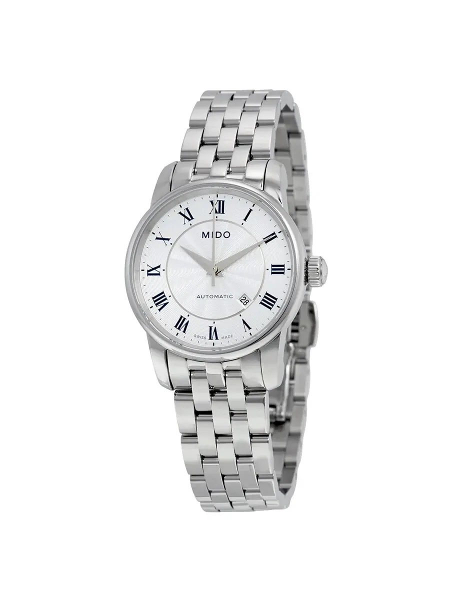 Женские часы Mido Baroncelli II с автоматическим механизмом и серебристым циферблатом M76004211 — изображение 1 из 3