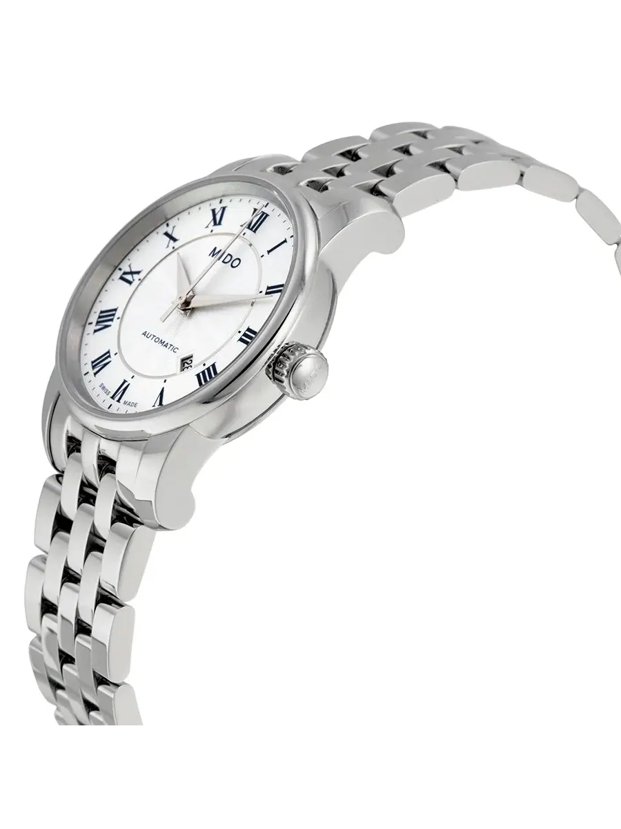 Женские часы Mido Baroncelli II с автоматическим механизмом и серебристым циферблатом M76004211 — изображение 2 из 3