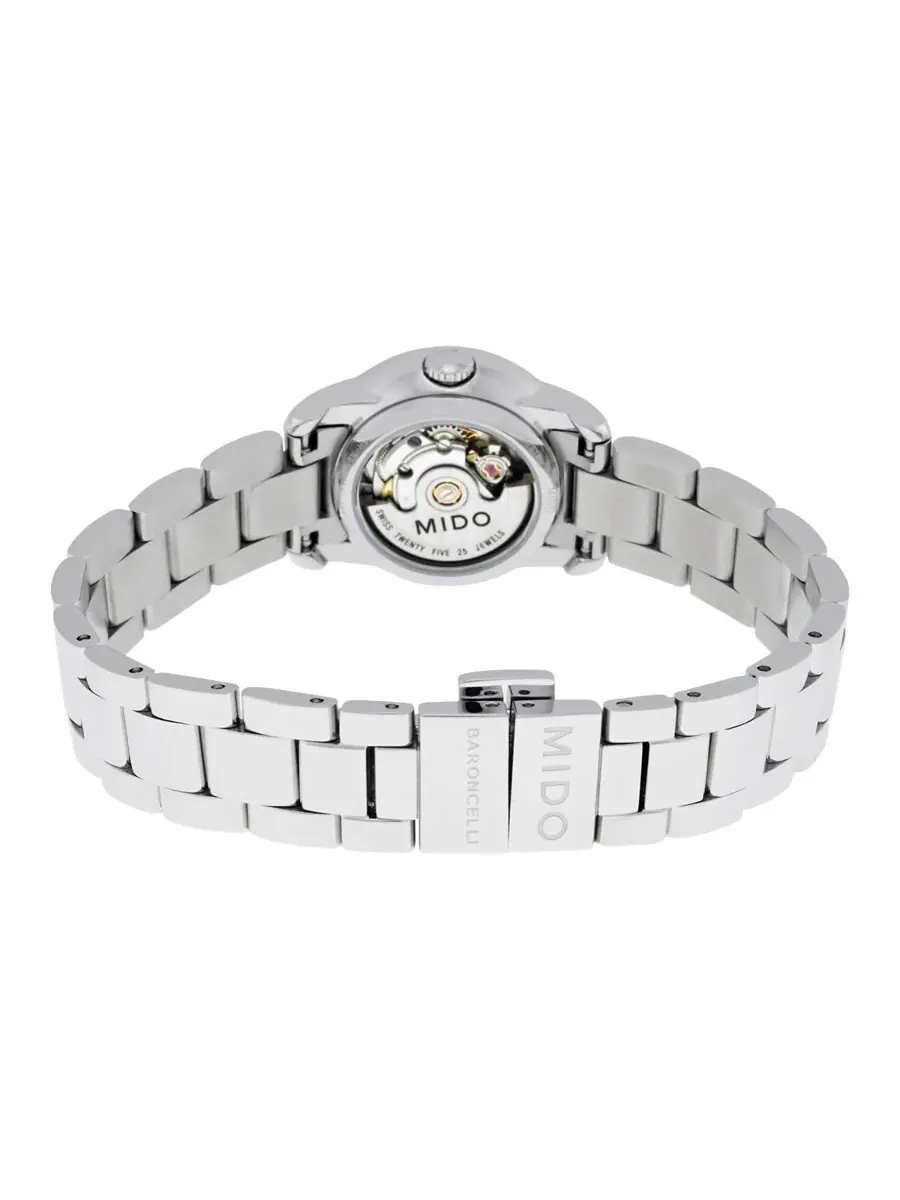 Женские часы Mido Baroncelli III Automatic с перламутровым циферблатом M010.007.11.111.00 — изображение 3 из 3