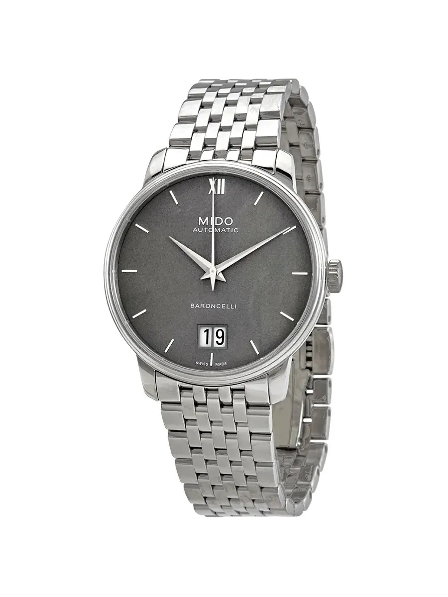 Mido Baroncelli III Автоматические мужские часы с антрацитовым циферблатом M0274261108800 — изображение 1 из 3