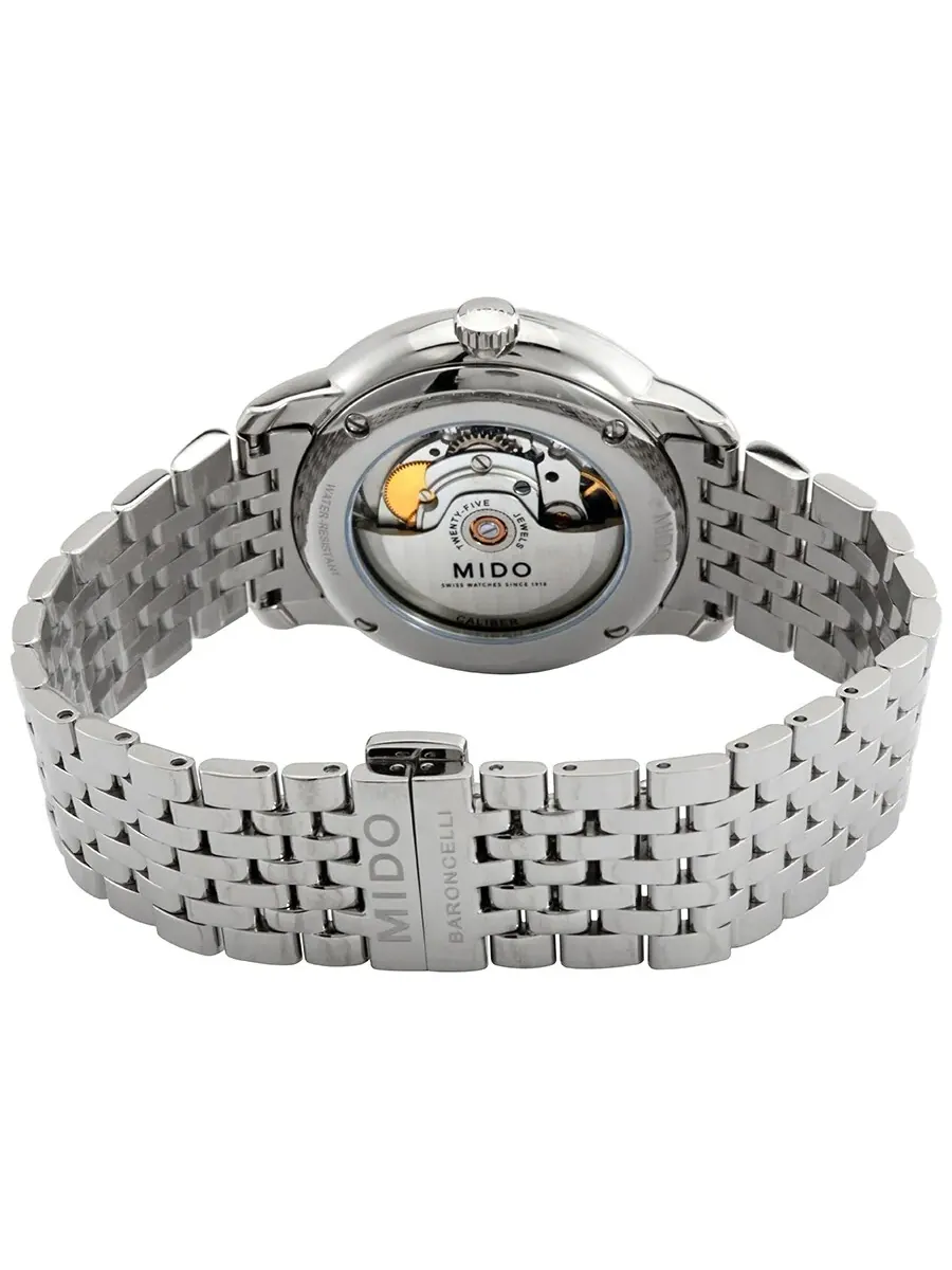Mido Baroncelli III Автоматические мужские часы с антрацитовым циферблатом M0274261108800 — изображение 3 из 3