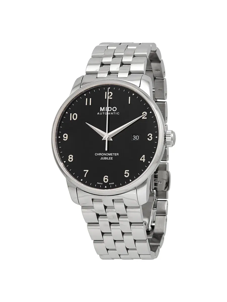 Мужские часы Mido Baroncelli Jubilee Automatic Chronometer с черным циферблатом M0376081105200 — изображение 1 из 3