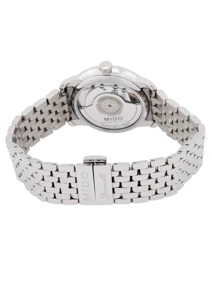 Женские часы Mido Baroncelli Smiling Moon Automatic с белым циферблатом M0272071101001 — изображение 3 из 3