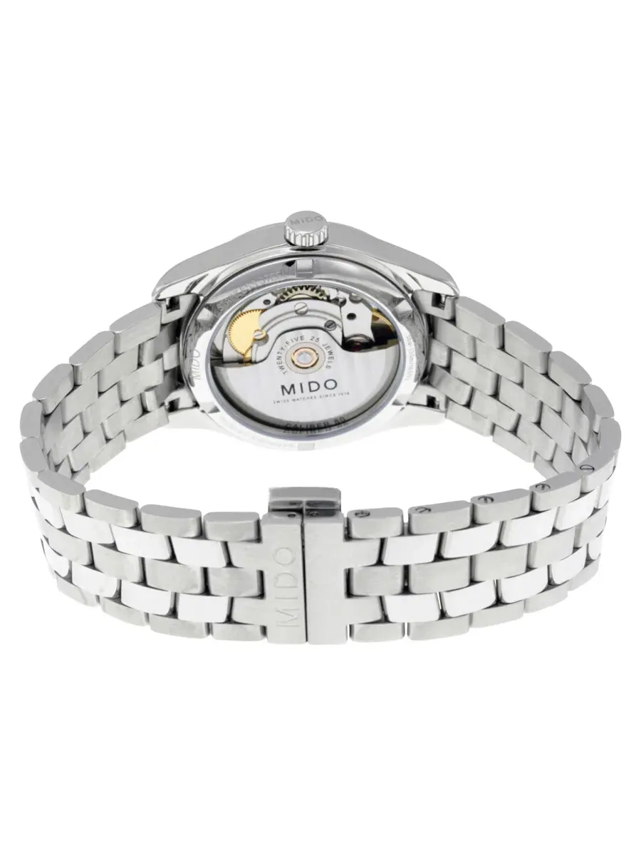 Женские часы Mido Belluna II Automatic с серебристым циферблатом M024.207.11.031.00 — изображение 3 из 3, оттенок серебряный