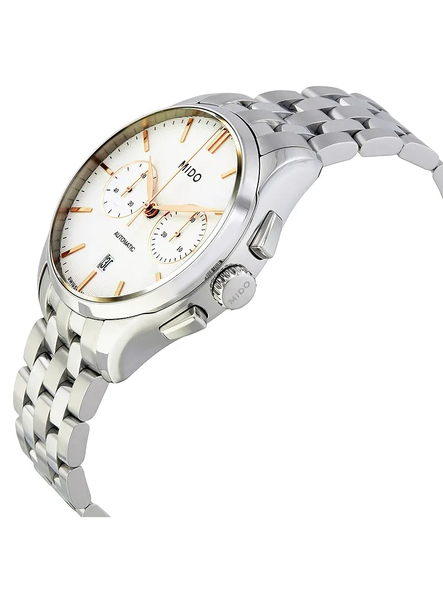 Мужские часы Mido Belluna II Chronograph Automatic M024.427.11.031.00 — изображение 2 из 3, оттенок серебряный