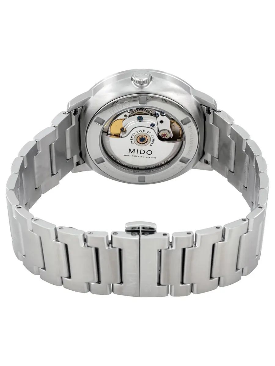 Мужские часы Mido Commander II Automatic с серым циферблатом M021.431.11.061.00 — изображение 3 из 3, оттенок серебряный