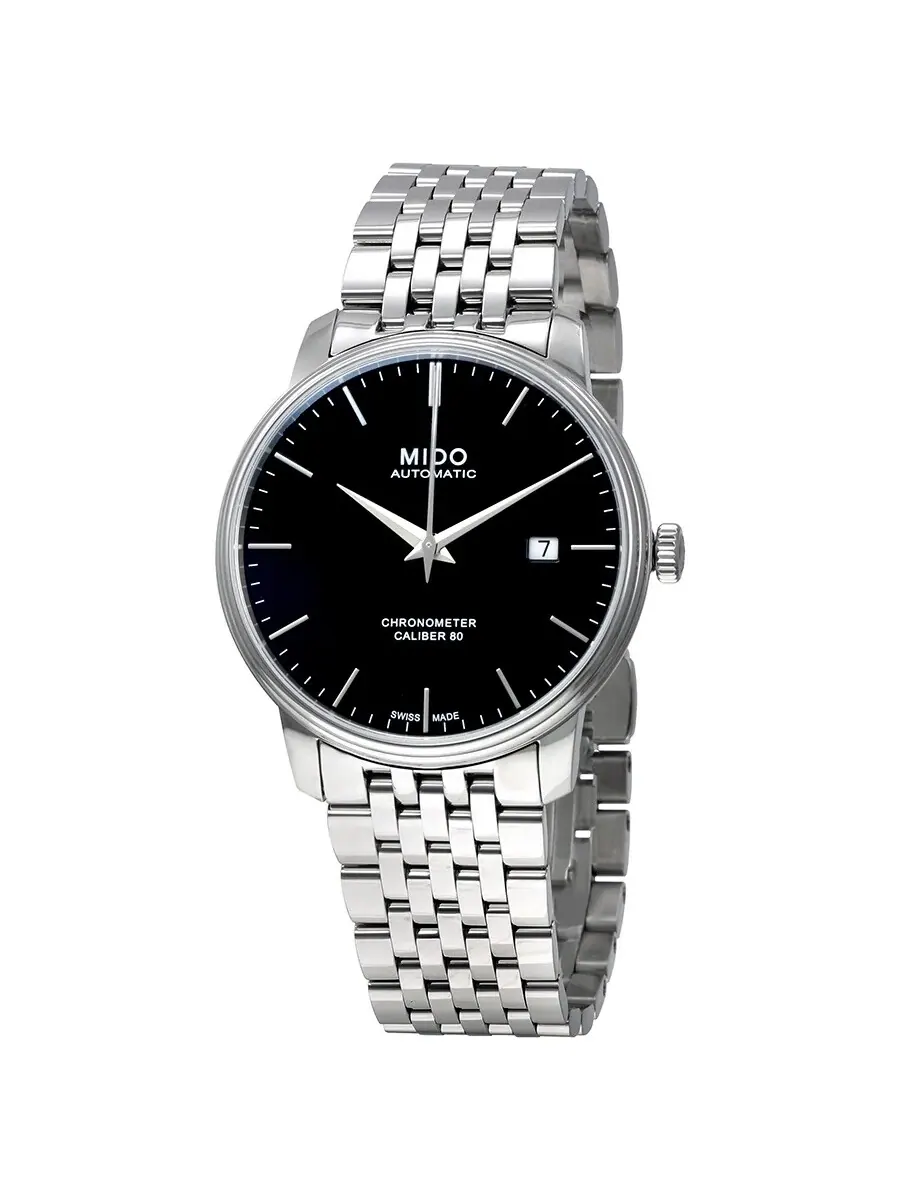 Мужские часы Mido Baroncelli III Automatic M027.408.11.051.00 — изображение 1 из 3, оттенок серебряный