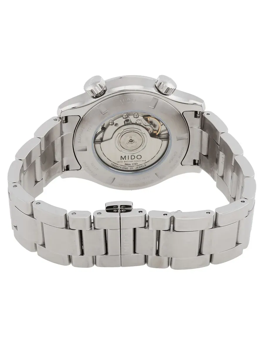 Часы Mido Multifort Automatic с черным циферблатом M005.929.11.051.00 — изображение 3 из 3, оттенок серебряный