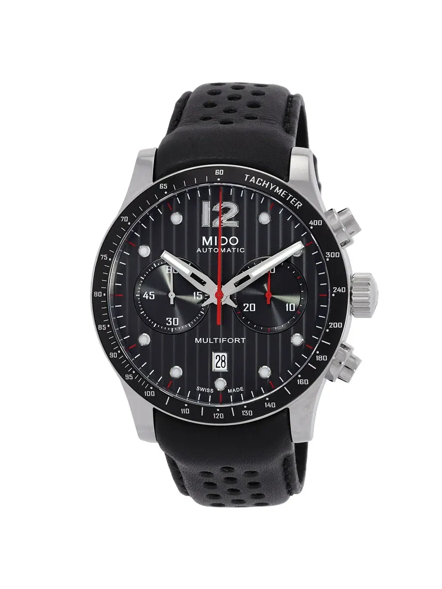 Мужские часы Mido Multifort Chronograph Automatic M025.627.16.061.00 — изображение 1 из 3, оттенок серебряный