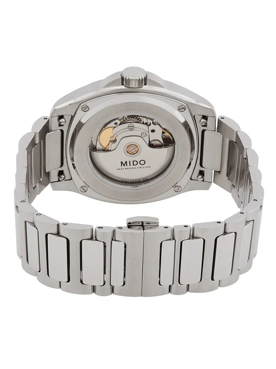 Мужские часы Mido Multifort TV Big Date Automatic с серым циферблатом M0495261108100 — изображение 3 из 3, оттенок серебряный