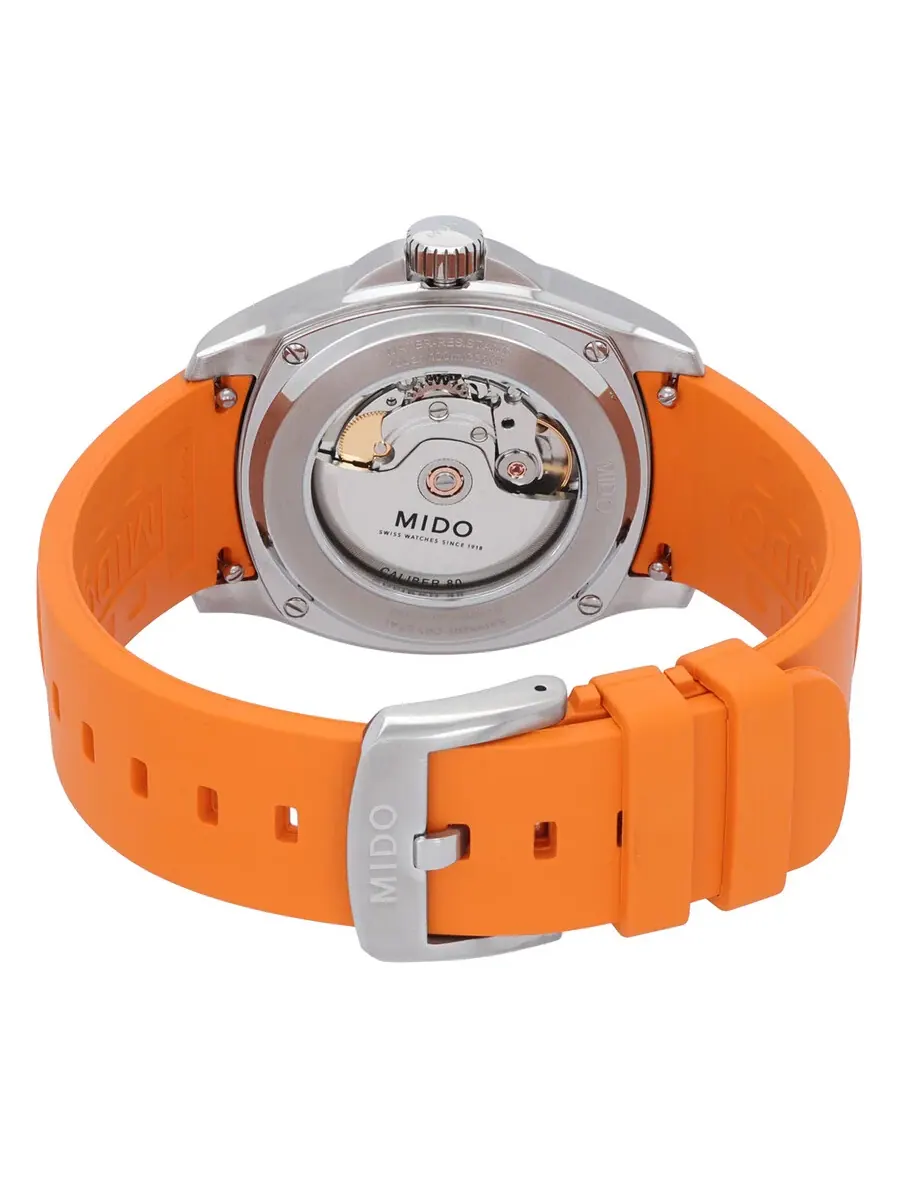 Мужские часы Mido Multifort TV Big Date Automatic с серым циферблатом M0495261708100 — изображение 3 из 3, оттенок серебряный