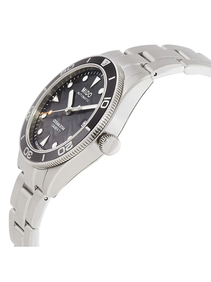 Часы Mido Ocean Star 39 Automatic с серым градиентным циферблатом M026.907.11.061.00 — изображение 2 из 3, оттенок черный