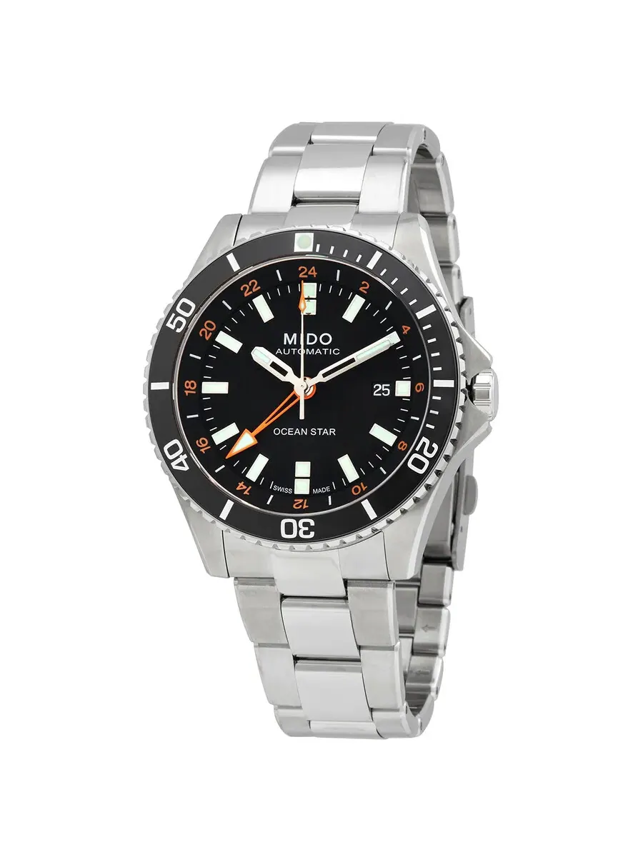 Мужские часы Mido Ocean Star Automatic с черным циферблатом M0266291105101 — изображение 1 из 4, оттенок черный