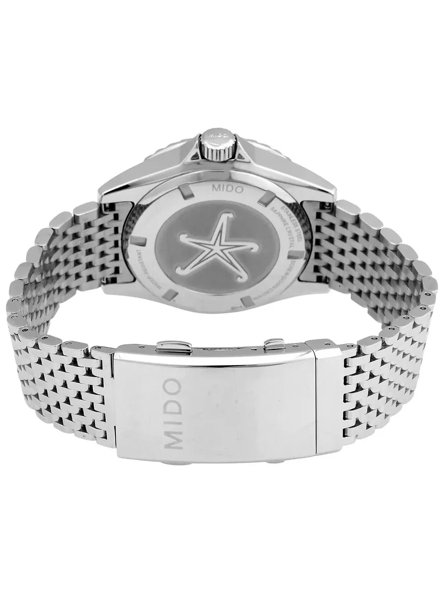 Мужские часы Mido Ocean Star Automatic с синим циферблатом M0268301104100 — изображение 3 из 4, оттенок серебряный