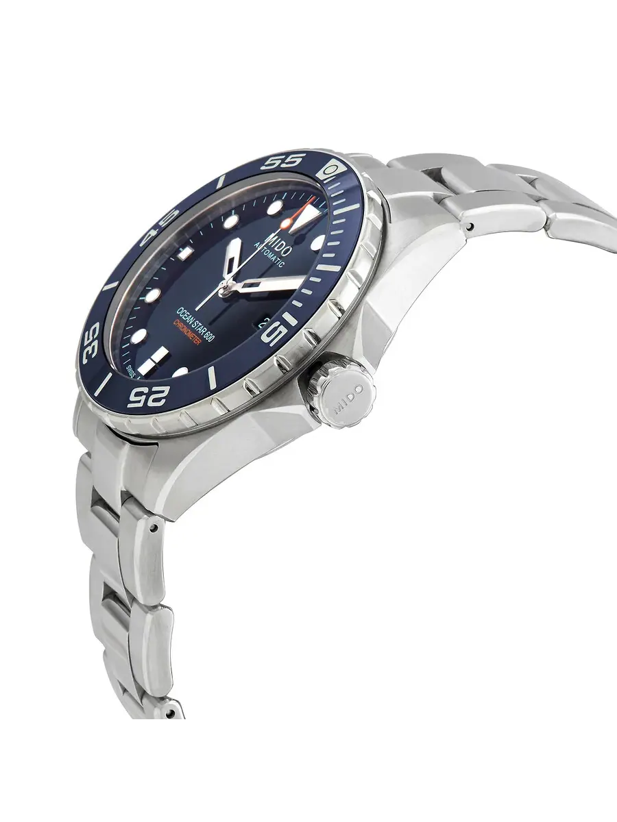 Мужские часы Mido Ocean Star Automatic Chronometer с синим циферблатом M0266081104101 — изображение 2 из 3, оттенок синий