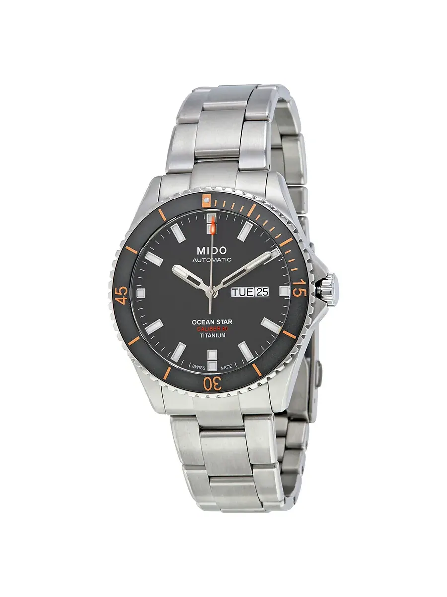 Мужские часы Mido Ocean Star Captain Automatic M026.430.44.061.00 — изображение 1 из 3, оттенок серебряный