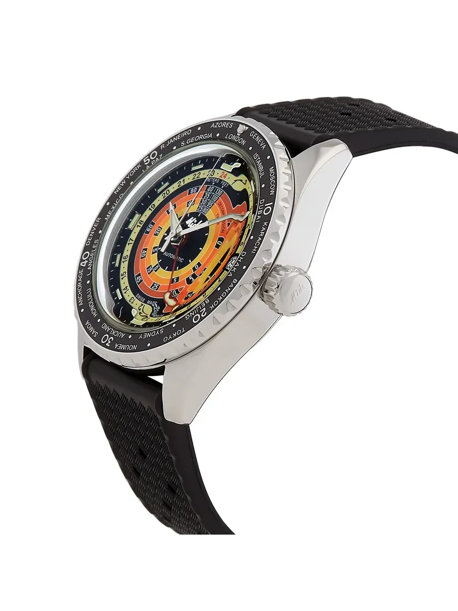 Мужские часы Mido Ocean Star Decompression Worldtimer Automatic с черным циферблатом M0268291705100 — изображение 2 из 4