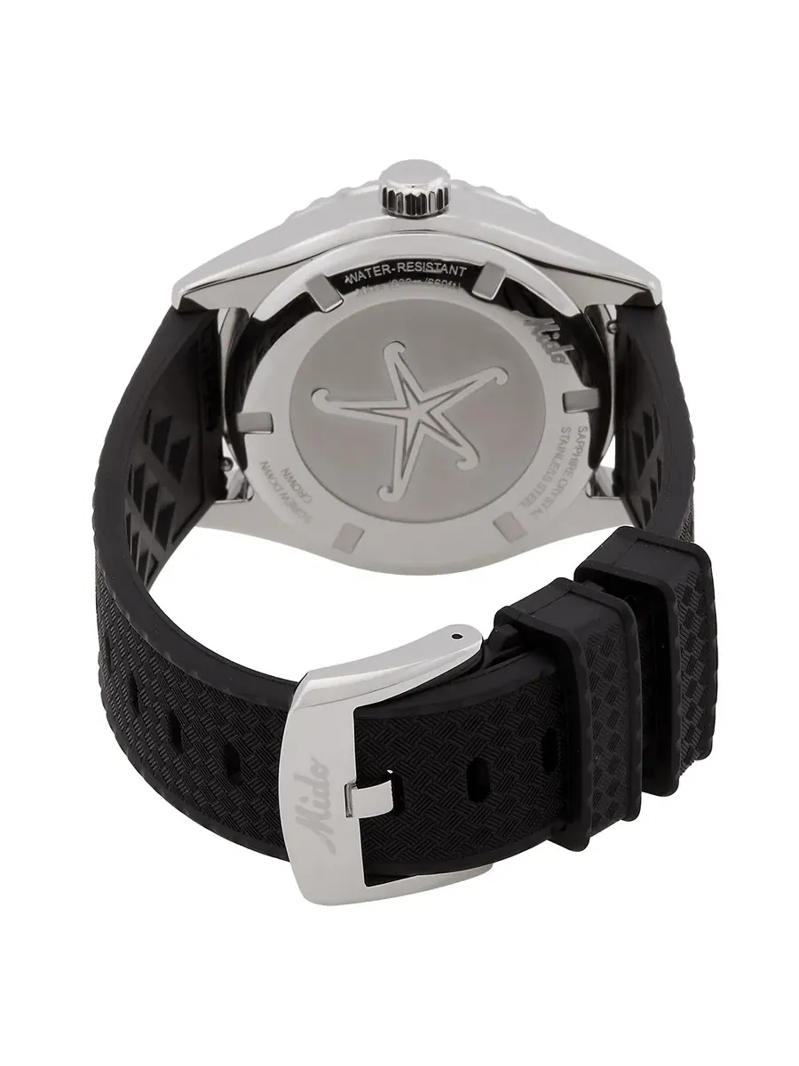 Мужские часы Mido Ocean Star Decompression Worldtimer Automatic с черным циферблатом M0268291705100 — изображение 3 из 4