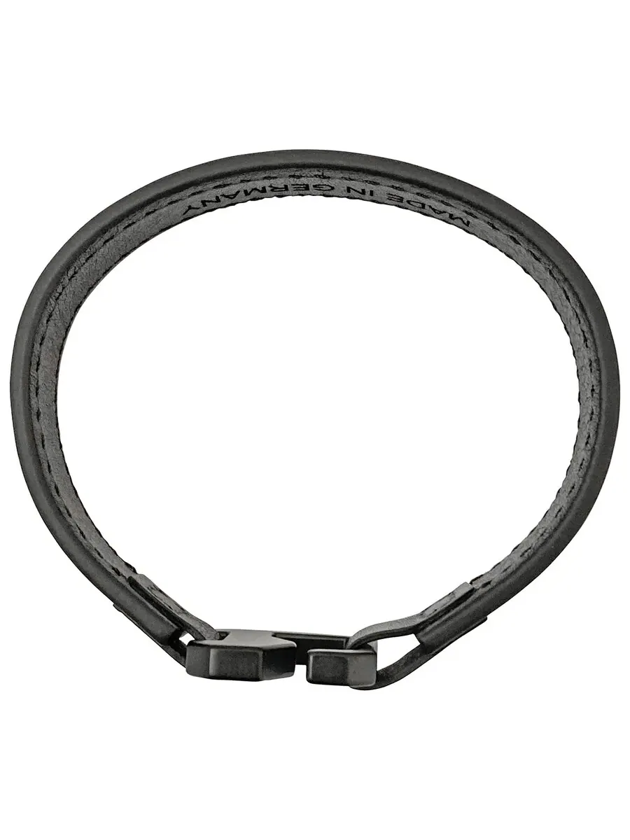 Кожаный браслет Montblanc Extreme Black, размер 68 — изображение 3 из 3, оттенок черный