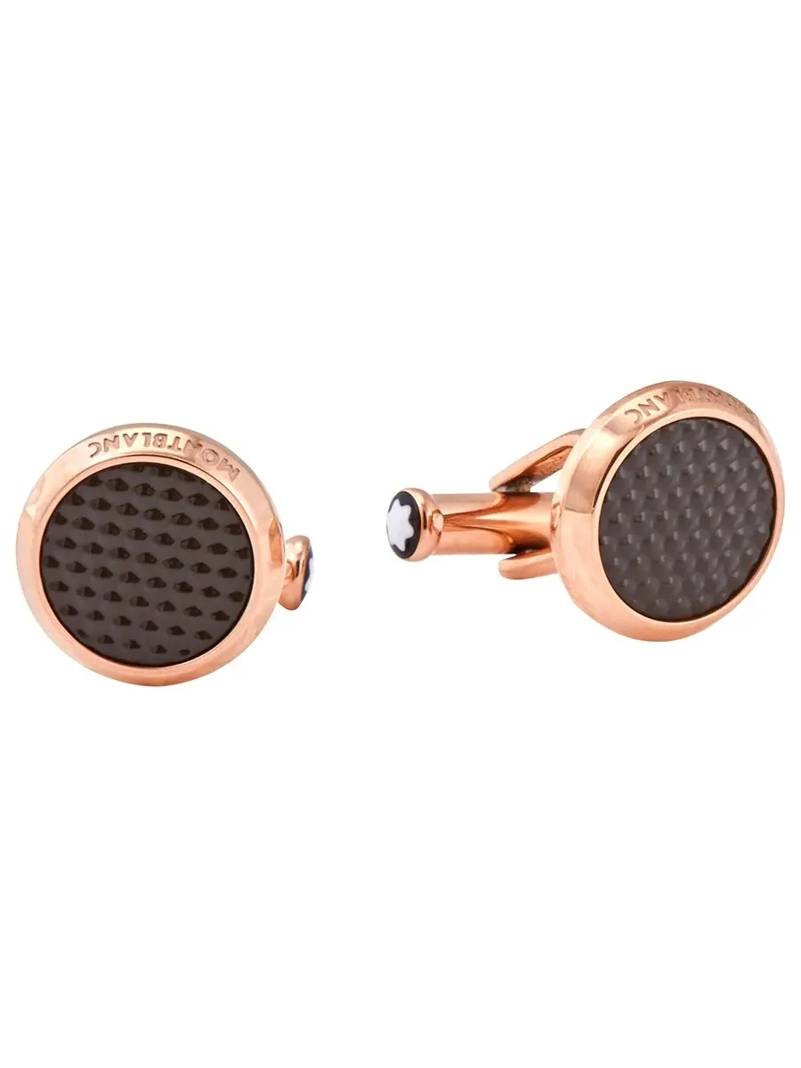 Запонки Montblanc Meisterstuck круглые — изображение 1 из 3, оттенок золото