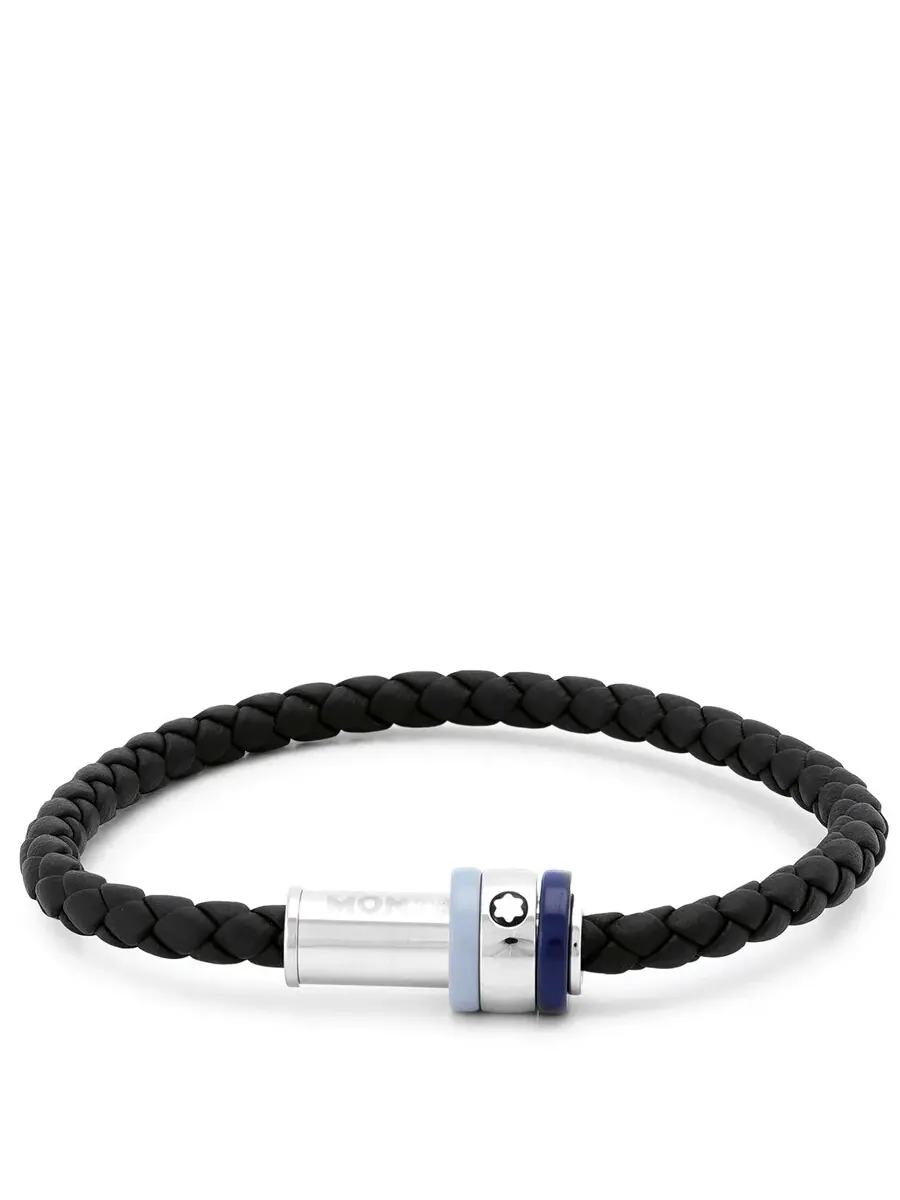 Браслет Montblanc для мужчин 1858 Ice Sea Blue, размер 63 — изображение 1 из 5, оттенок черный