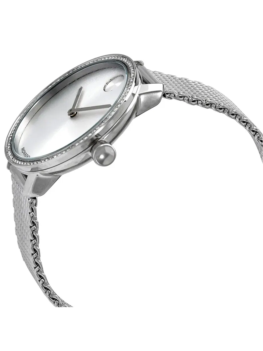 Женские часы Movado Bold Shimmer с кварцевым механизмом 3600655 — изображение 2 из 3, оттенок серебряный