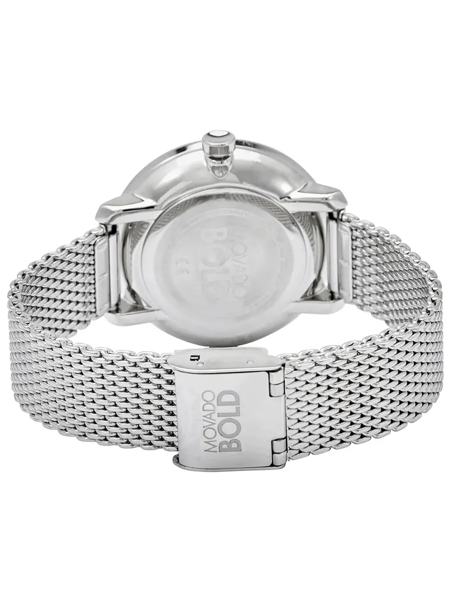 Женские часы Movado Bold Shimmer с кварцевым механизмом 3600655 — изображение 3 из 3, оттенок серебряный
