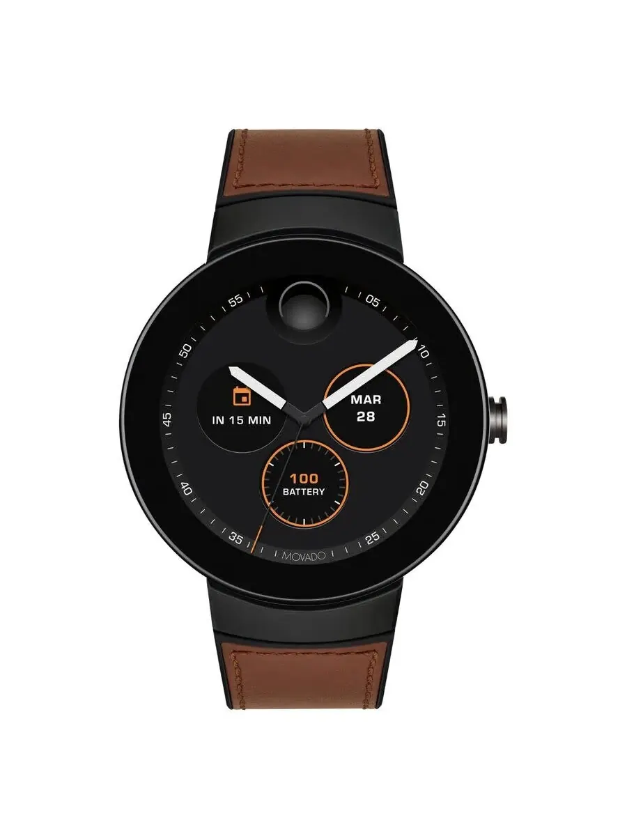 Унисекс-часы Movado Connect с черным циферблатом 3660019 — изображение 1 из 1, оттенок черный