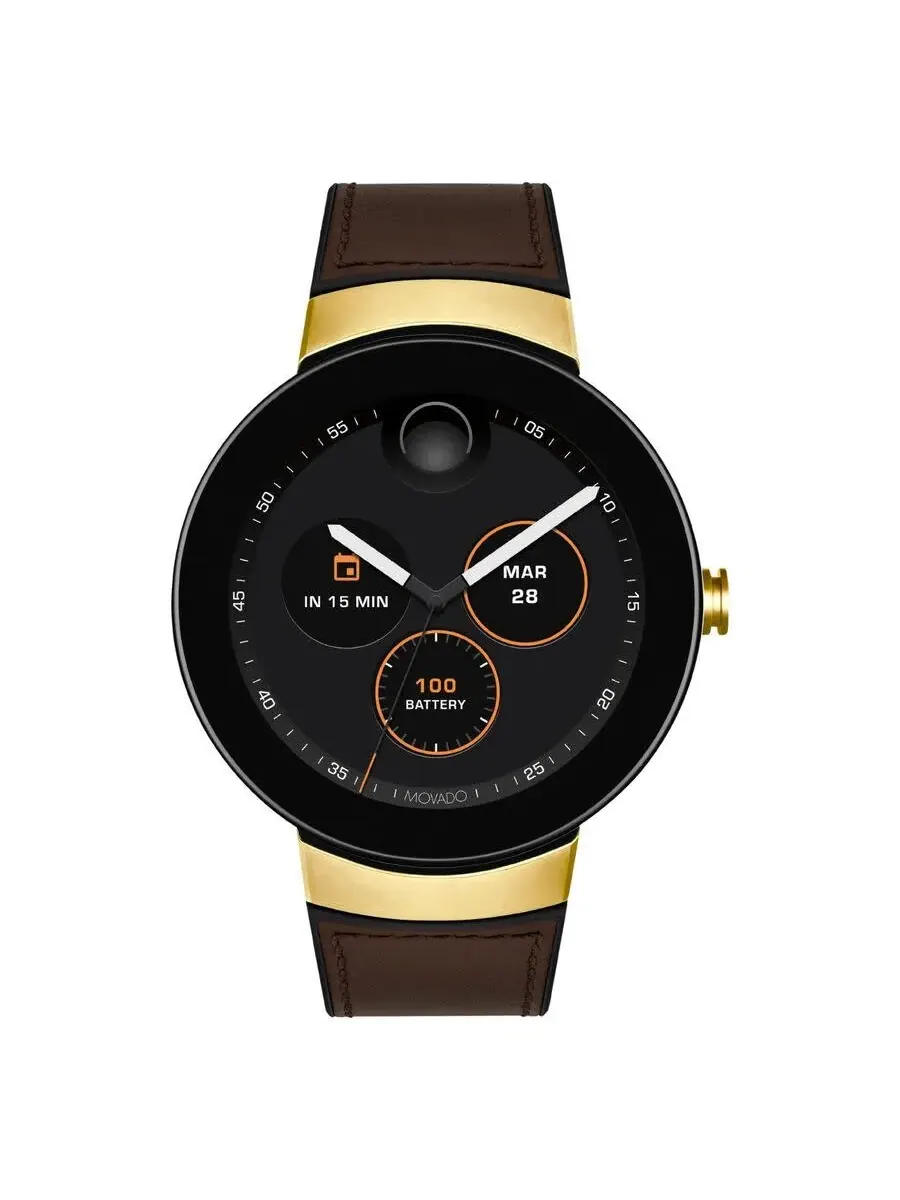 Унисекс-часы Movado Connect с черным циферблатом 3660021 — изображение 1 из 1, оттенок черный