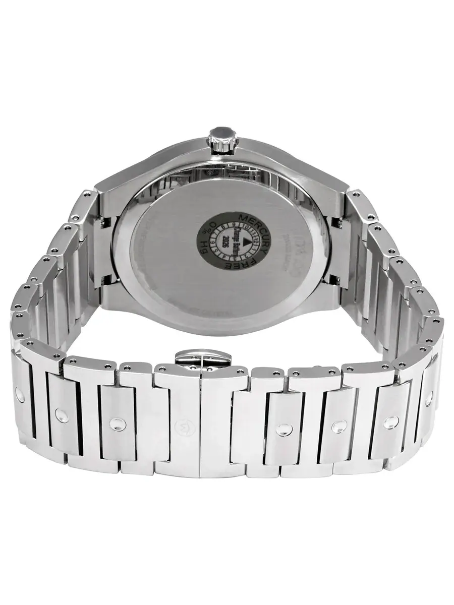 Часы Movado SE Quartz с черным циферблатом для мужчин и женщин 0607541 — изображение 3 из 3, оттенок серебряный