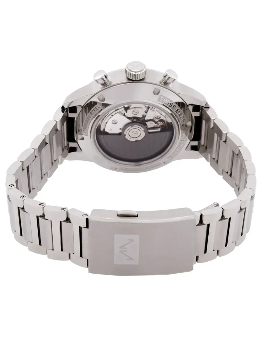 Мужские автоматические часы Norqain Freedom 60 Chronograph с синим циферблатом N2201S22C/A221/201SG — изображение 3 из 4