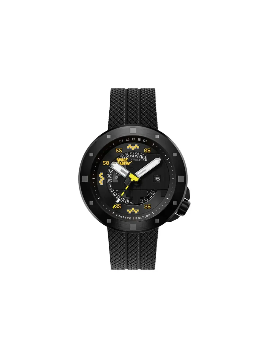 Мужские часы Nubeo Cassini с черным циферблатом NB-6103-07 — черный